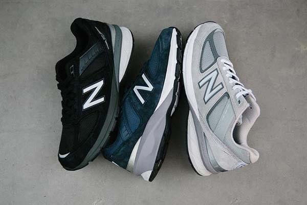 New Balance 990v5 với đế giữa hỗ trợ và phần upper thoáng khí, là một lựa chọn giày êm chân lý tưởng