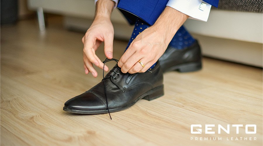 Nguyên tắc chọn giày tây nam chú rể chất liệu da cao cấp