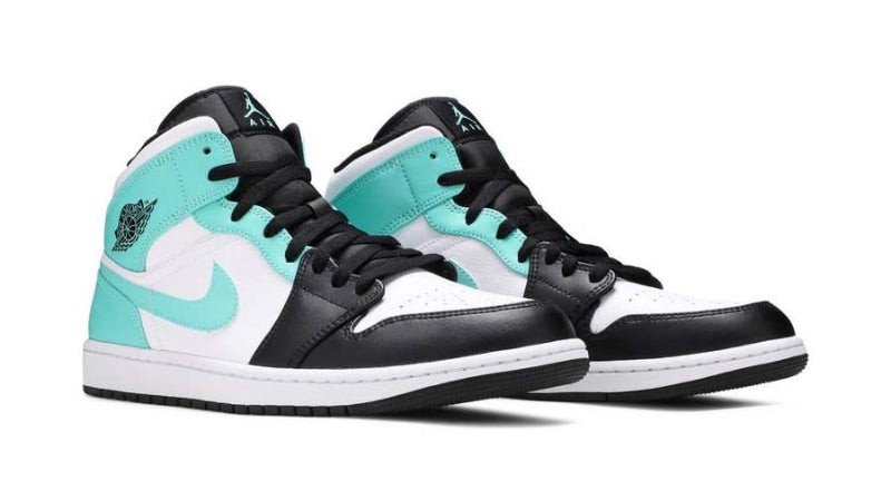 Nike Air Jordan 1 Mid Igloo Island Green thể hiện phong cách trẻ trung và cá tính độc đáo