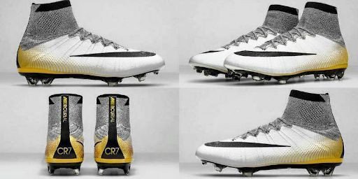 Nike Mercurial 4 CR7 324K Gold vinh danh kỷ lục ghi bàn của Ronaldo