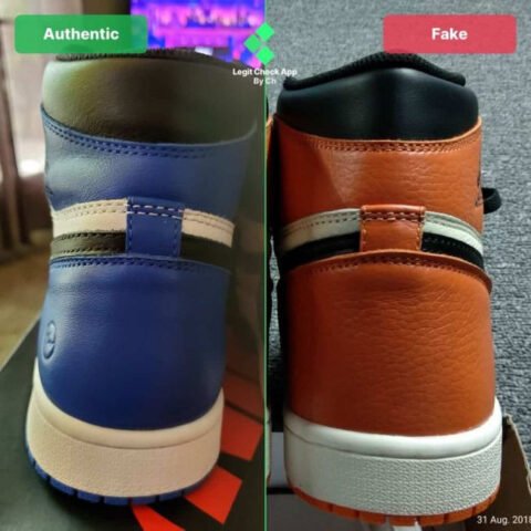 Phân biệt Jordan real fake qua dáng đồng hồ cát