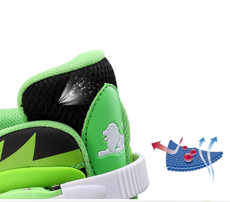 Phần boot giày với công nghệ thoát khí cotton của giày Cougar 835L-12