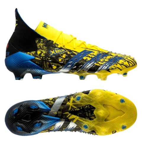 Phiên bản giới hạn giày đá bóng adidas Predator Freak X-Men Wolverine màu vàng xanh đen