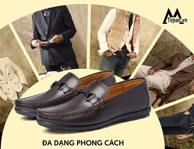Phối đồ với mẫu giày lười nam đẹp 2024 tạo nên phong cách lịch lãm, hiện đại và đa năng