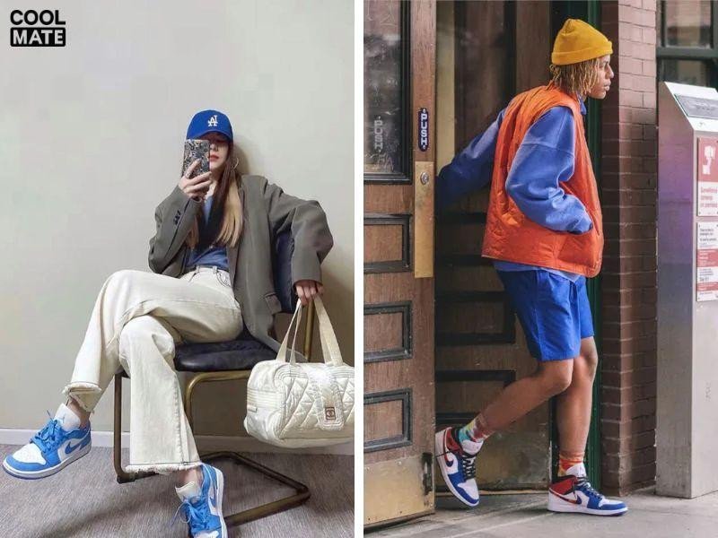 Phối giày Jordan theo phong cách layer