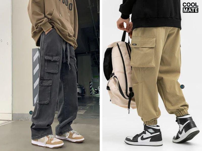 Phối giày Jordan với quần túi hộp