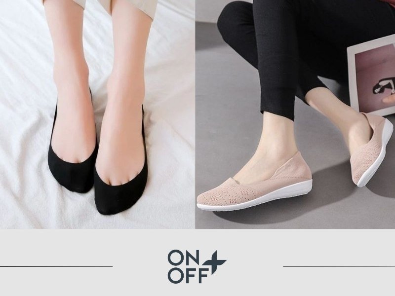 Phối giày loafer với tất lười nữ để mang lại vẻ thanh lịch và tiện lợi