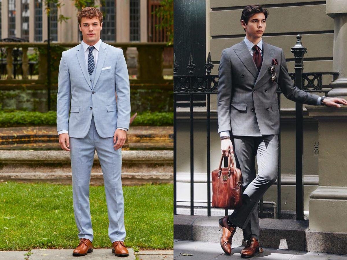 Phối giày Oxford cùng suit tạo phong cách lịch lãm cho quý ông Hà Nội