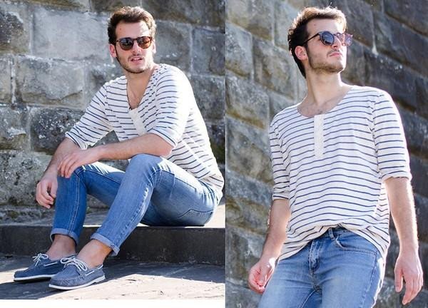 Phong cách khỏe khoắn cùng giày lười và quần jeans