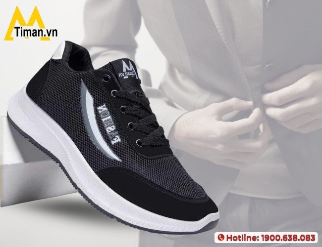 Phong cách lịch lãm công sở cùng giày thể thao nam trung niên