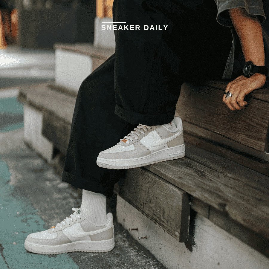 Phong cách phối đồ đa dạng với giày Nike Air Force 1 Coconut Milk