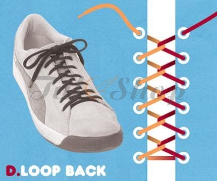 phong cách thắt dây giày New Balance Loopback