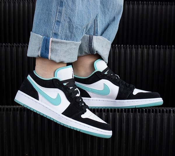 Phong cách thời trang độc đáo với giày Jordan 1 xanh ngọc