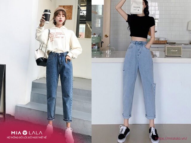 Quần baggy jean nữ được yêu thích bởi sự thoải mái, năng động và dễ phối đồ