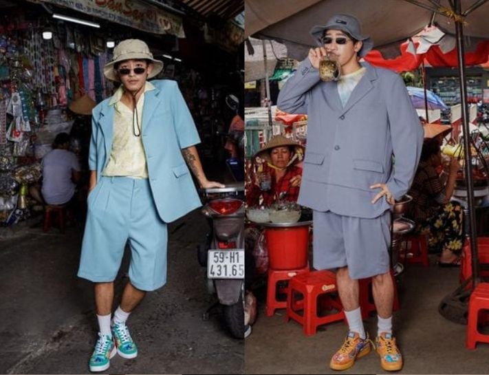 Quần short đùi mix cùng giày Biti's Hunter nam tạo phong cách năng động