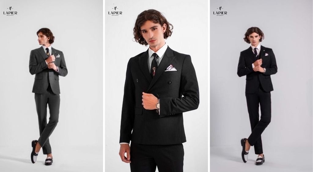 Quý ông sang trọng với bộ suit và đôi giày tây đen