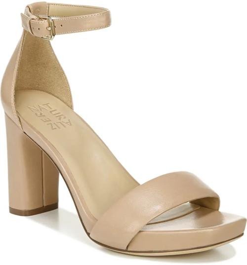 Sandal cao gót da thật Naturalizer với thiết kế tinh tế