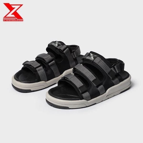 Sandal nữ cá tính 3101 All Black với thiết kế đế bệt