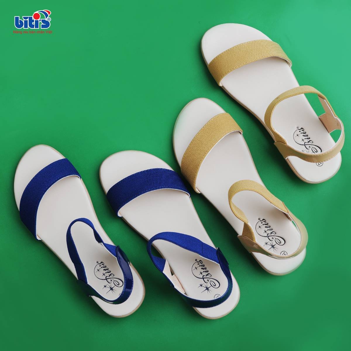 Sandal nữ vừa vặn hoặc lớn hơn một chút giúp chân dễ chịu