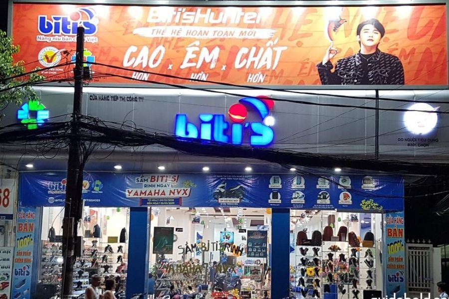 Shop Biti's Cần Thơ với đa dạng các mẫu giày dép