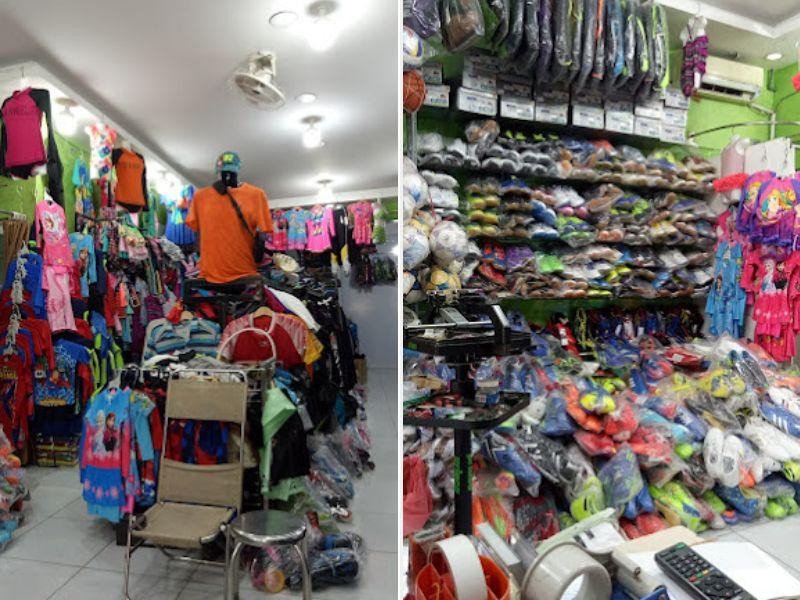 Sự đa dạng sản phẩm tại Phi Anh Sport, bao gồm giày và phụ kiện thể thao, có thể tìm thấy giày đá bóng.