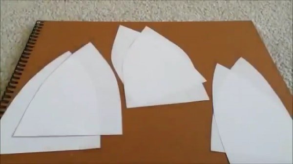 Tạo thêm các mảnh ghép tương tự để đủ số lượng cho thân mũ lưỡi trai