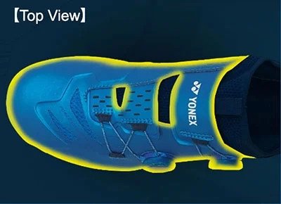 Thân giày DURABLE SKIN LIGHT trên mẫu Yonex Power Cushion Infinity 2 bền bỉ
