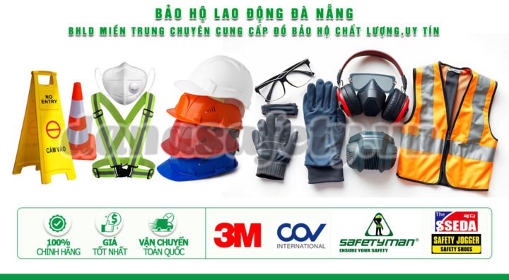 Thiết bị bảo hộ cá nhân, bao gồm mũ và giày bảo hộ lao động Đà Nẵng