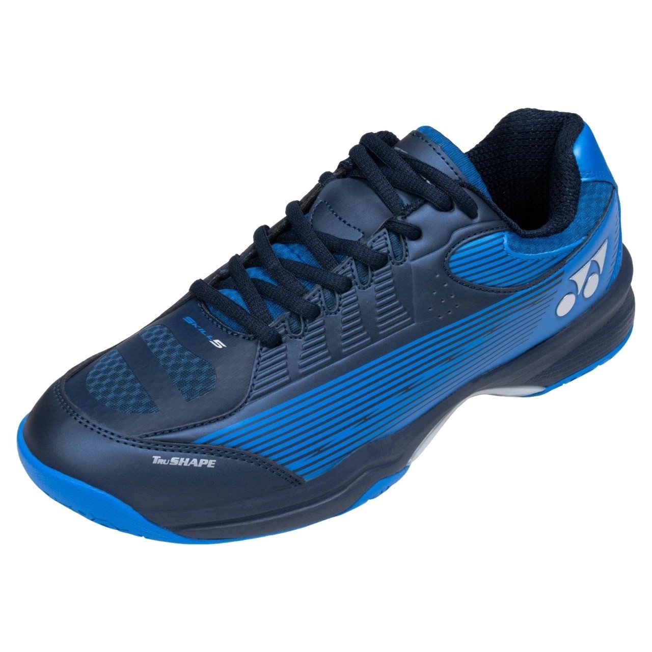 Thiết kế giày cầu lông Yonex Skill 5 màu xanh navy phối xanh dương
