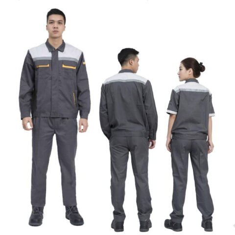 Thiết kế hiện đại và bền bỉ của trang phục bảo hộ Vinfast, phản ánh tiêu chuẩn chất lượng cao cho giày bảo hộ