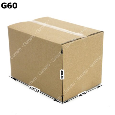 Thùng giấy carton size lớn màu nâu, cấu trúc chắc chắn để đóng gói và bảo vệ hàng hóa cồng kềnh trong vận chuyển.