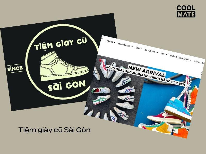 Tiệm Giày Cũ Sài Gòn với các mẫu giày bóng rổ đã qua sử dụng
