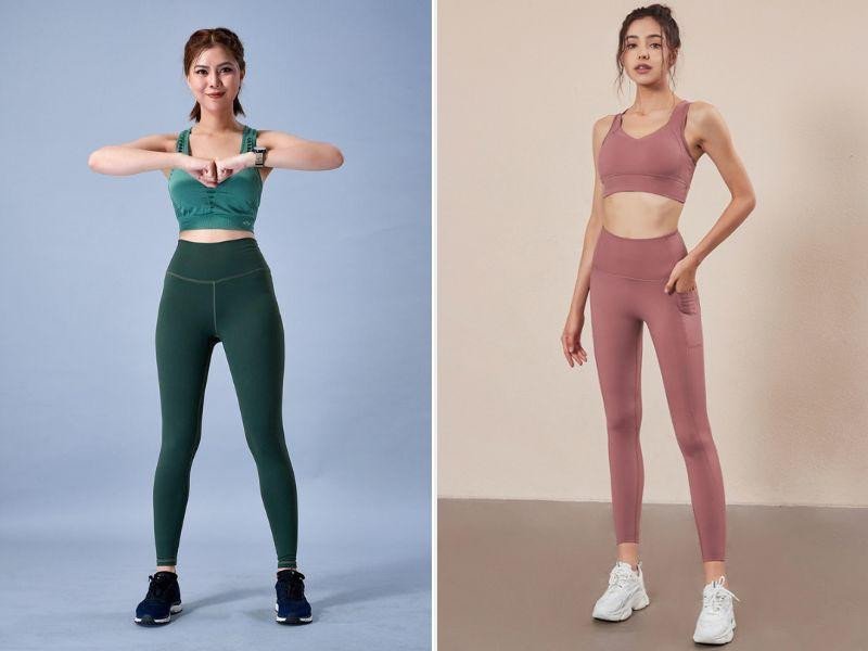 Trang phục tập gym và yoga tại Gym BMT Shop, cung cấp đồ thể thao đa năng có thể bổ trợ cho nhu cầu tìm giày đá bóng cơ bản