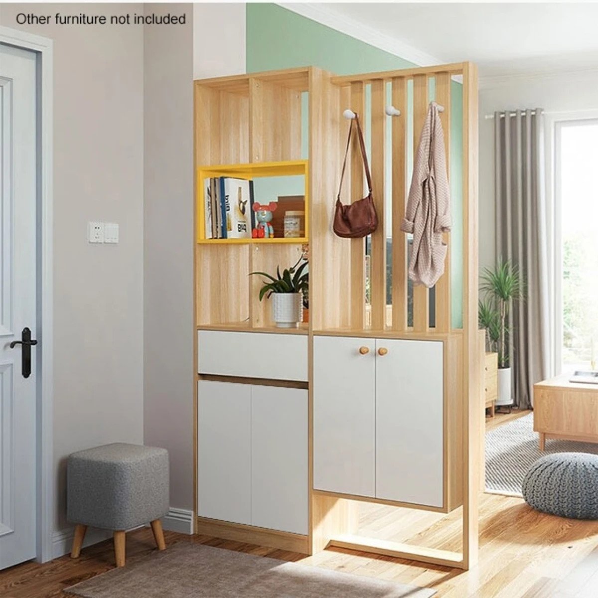 Tủ giày gỗ công nghiệp thiết kế đa năng Raina