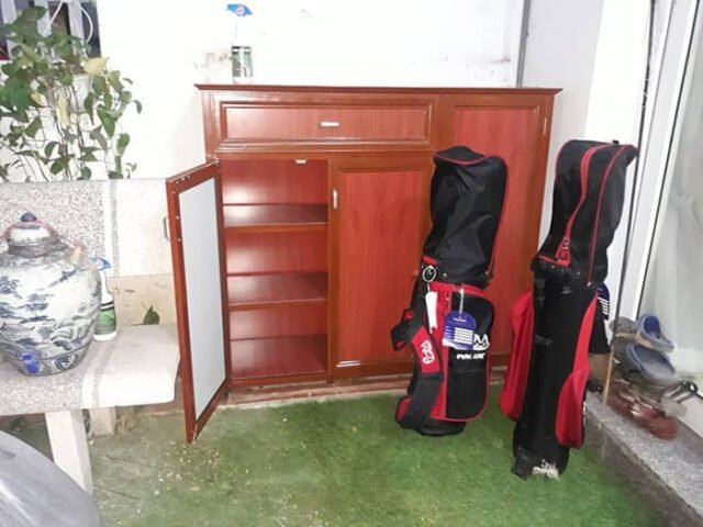 Tủ giày nhôm kính hiện đại tăng tính thẩm mỹ cho không gian
