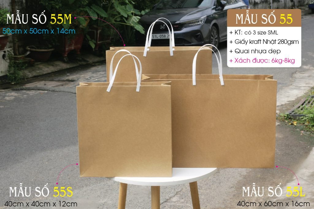 Túi giấy shopping cỡ lớn cho các sản phẩm lớn