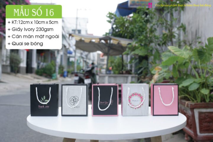 Túi giấy size nhỏ đa năng đựng mỹ phẩm