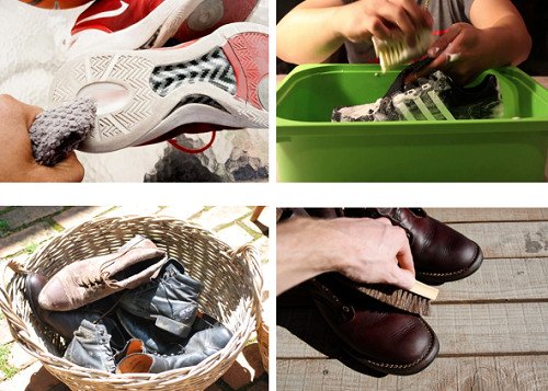 Vệ sinh giày bảo hộ đúng cách tùy theo chất liệu