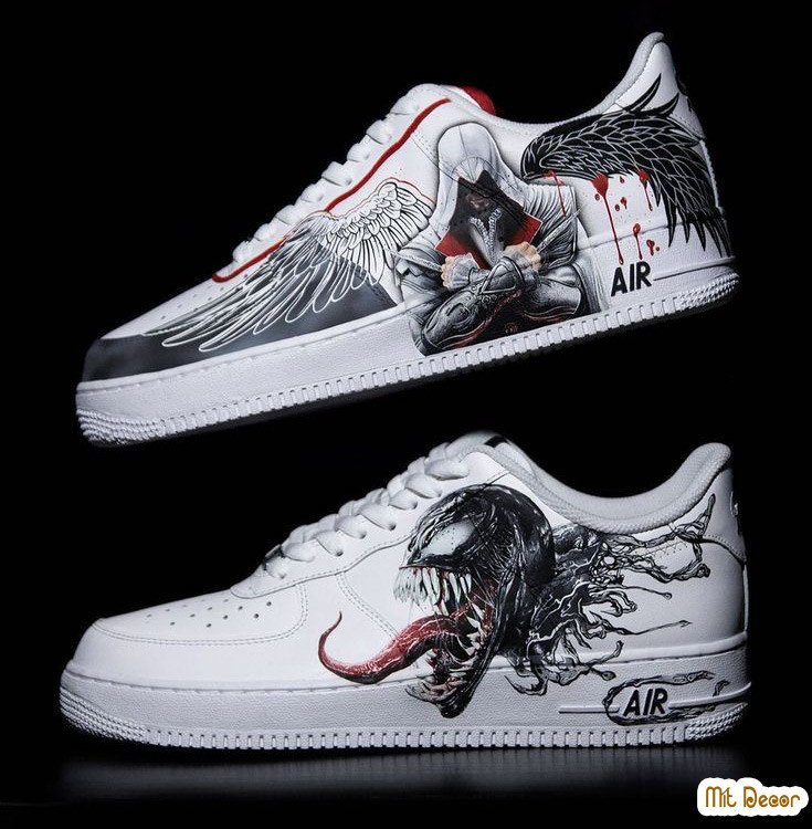 Vẽ trang trí giày nghệ thuật