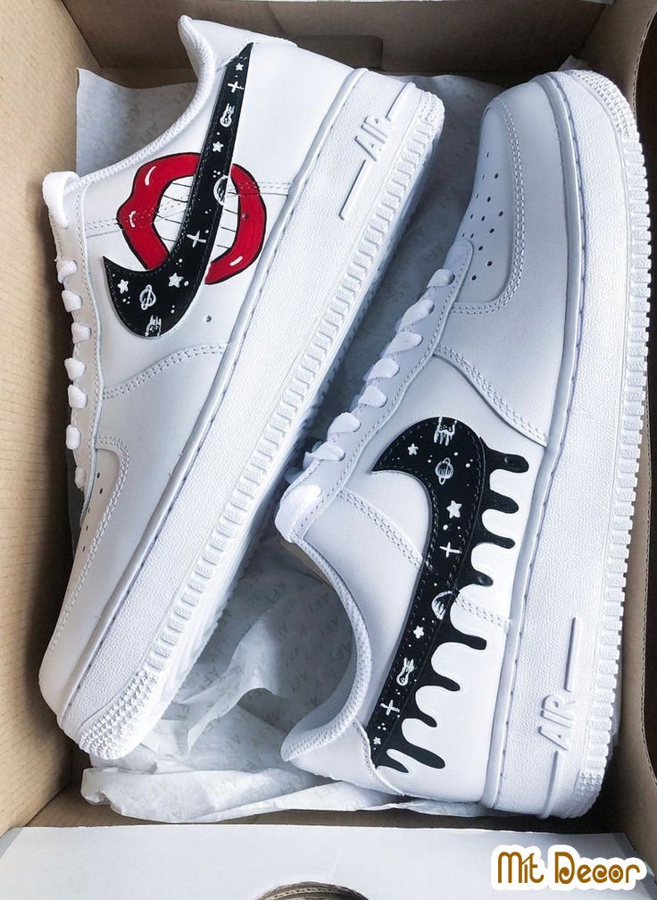 Vẽ trên bề mặt giày