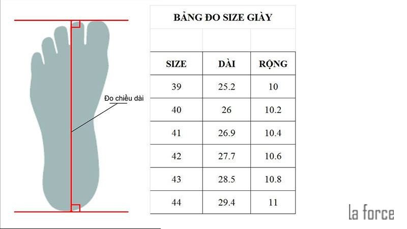xác định kích cỡ chân chuẩn xác