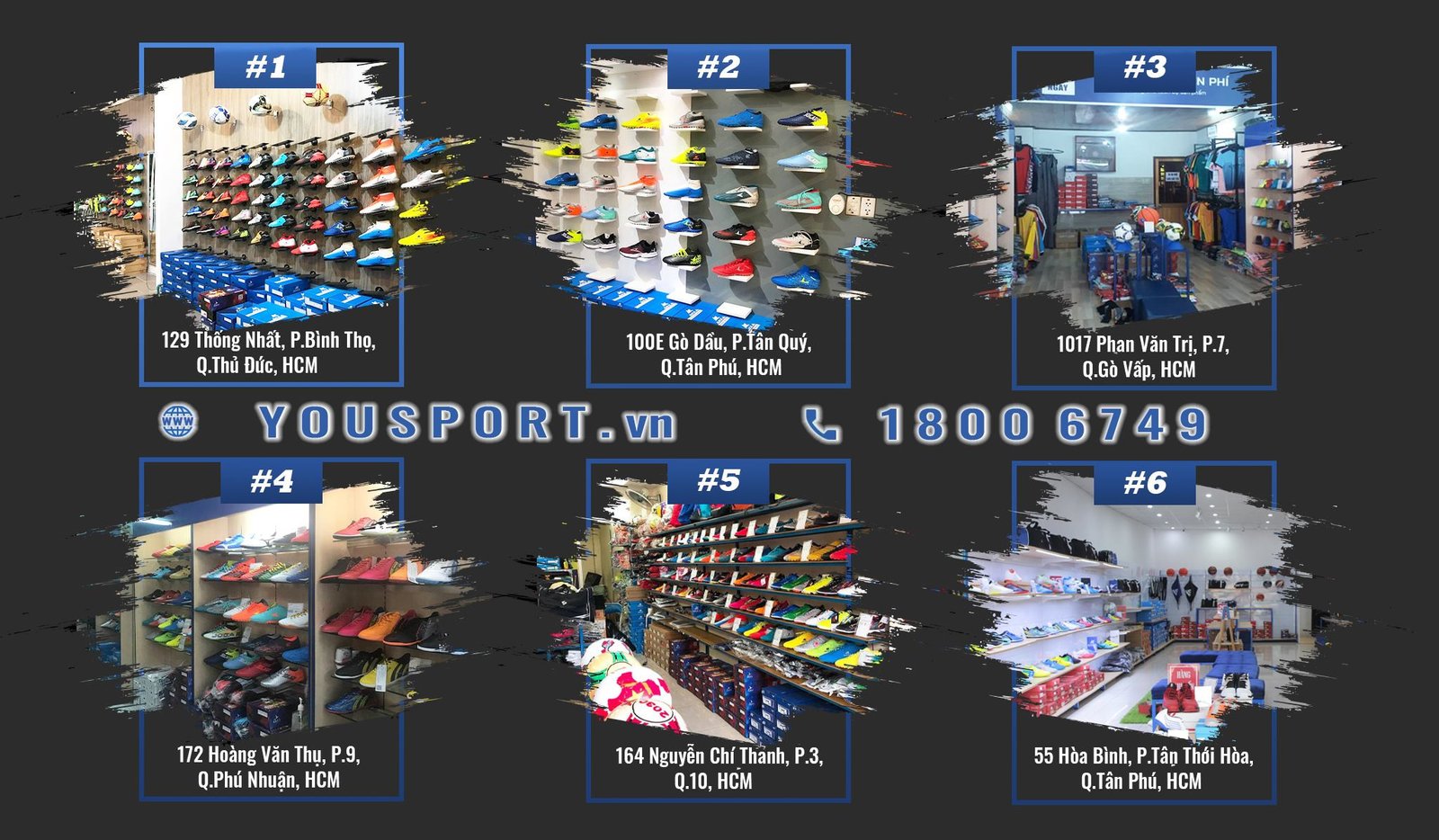YouSport.vn - Đa dạng mẫu mã giày đá bóng cho mọi đối tượng